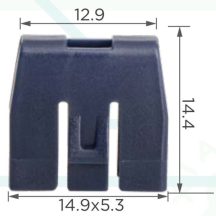   Toyota Corolla RAV4 Hűtőrács lökhárító oldalsó díszlécek rögzítő patent 90467-08229