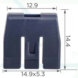 Toyota Corolla RAV4 Hűtőrács lökhárító oldalsó díszlécek rögzítő patent 90467-08229