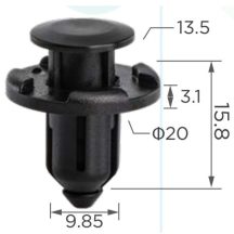 Subaru Lökhárító rögzítő patent 90913-0059