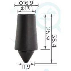 Toyota Corolla RAV4 Yaris Avensis Csomagtérfedél ütközőgumi 90541-0910