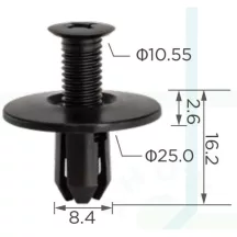 Mercedes Smart Burkolat rögzítő patent A1639900292