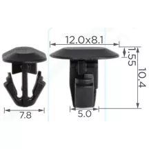   Renault Dacia Nissan Díszítőelem oszlopburkolat rögzítő patent 8201033717