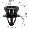 Peugeot Citroen Opel Kárpitrögzítő patent 9842654180 Peugeot Citroen Opel Kárpitrögzítő patent 9842654180