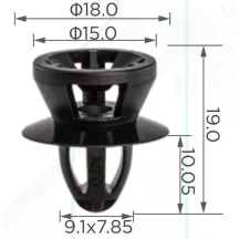 Peugeot Citroen Opel Kárpitrögzítő patent 9842654180