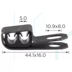 Toyota Lexus Csőbilincs vezetékrögzítő 8712447030