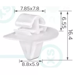 Opel Renault Alfa Romeo Iveco Díszléc rögzítő patent 7703077420