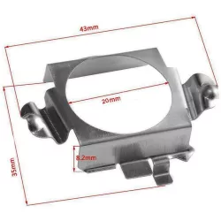  Audi Bmw Mercedes Vw LED H7 befogató adapter