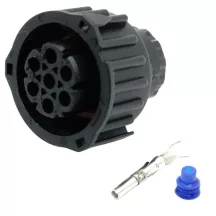 Man Volvo DAF Iveco Scania Hátsó lámpa Csatlakozó vezetékkel 7-tűs 1718230