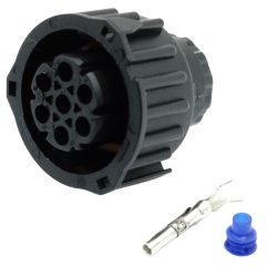 Man Volvo DAF Iveco Scania Hátsó lámpa Csatlakozó vezetékkel 7-tűs 1718230