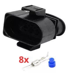 Audi Seat Skoda Vw Motor és klímarendszer csatlakozó 8-tűs 3A0973834 