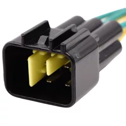 Univerzális 6-pólusú vízálló elektromos csatlakozó 16AWG vezetékekkel