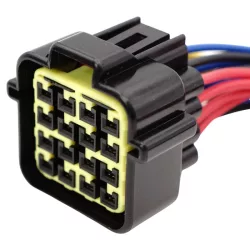 16-pólusú univerzális vízálló elektromos csatlakozó ANYA 16AWG