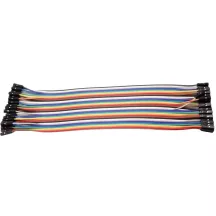   Dupont jumper kábel készlet 20cm Apa–Apa (40db) réz vezető