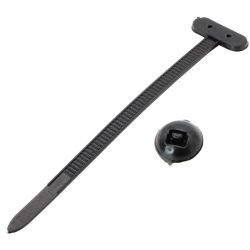 Univerzális kábelkötegelő csatos rögzítő T-fejű, önzáró – autókhoz, motorokhoz, utánfutókhoz