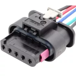 Audi Skoda Seat VW MAF Szenzor légtömegmérő csatlakozó 5-pólusú 4F0973705