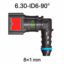   SAE 6.30 mm AdBlue Gyorscsatlakozó, 90° Könyök (8x1 mm csőhöz)