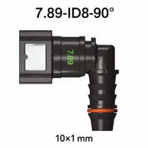   SAE 7.89 mm 90° könyök üzemanyagcső gyorscsatlakozó 10x1 mm PA csőhöz