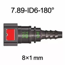 SAE 7.89 mm egyenes AdBlue gyorscsatlakozó 8x1 mm csőhöz