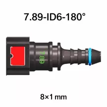 SAE 7.89 mm egyenes AdBlue gyorscsatlakozó 8x1 mm csőhöz