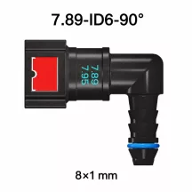   SAE 7.89 mm 90° könyök AdBlue gyorscsatlakozó 8x1 mm csőhöz