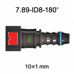 SAE 7.89 mm egyenes AdBlue gyorscsatlakozó 10x1 mm csőhöz