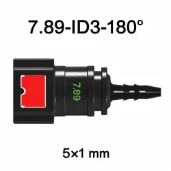 SAE 7.89 mm egyenes AdBlue gyorscsatlakozó 5x1 mm csőhöz