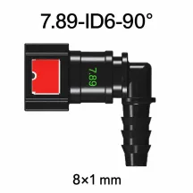   SAE 7.89 mm 90° könyök AdBlue gyorscsatlakozó 8x1 mm csőhöz