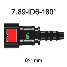 SAE 7.89 mm egyenes AdBlue gyorscsatlakozó 8x1 mm csőhöz