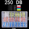 Forrasztógyűrűs zsugorcső és vízálló vezeték összekötő készlet 250 db Forrasztógyűrűs zsugorcső és vízálló vezeték összekötő készlet 250 db